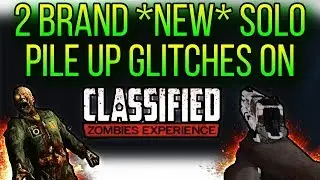 2 BRAND *NEW* SOLO PILE UP GLITCHES ON CLASSIFIED!!(BO4 GLITCHES)