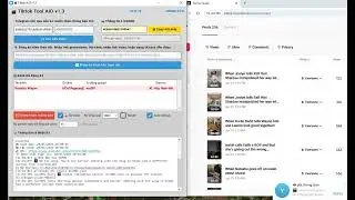 Demo v1.3 - Canh Video mới - tải , render v&agrave; up video l&ecirc;n k&ecirc;nh tiktok