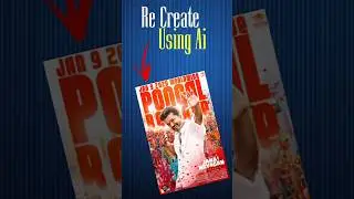 💥RE-CREATE POSTER USING AI⚡#trendingshorts#viralshort#ai#edit#tamil#capcut
