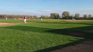 October 9, 2025 - Robert Reimann III # 12 - NJCAA - MCAC - Itasca Vikings Baseball vs Crookston NCAA