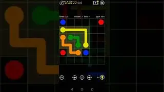 Flow Free/classic pack/6&times;6/Level 22