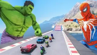 Hulk Mega Ramp Challenge 😱 | Biggest Jump Ever in GTA 5!