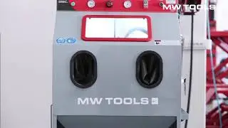 Cabines de sablage &agrave; injecteur avec aspirateur et filtre cylonique MW-TOOLS