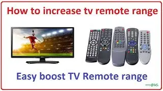 How to increase tv remote range - boost tv remote power