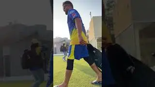 csk camp #ipl2021 #uae #csk #msd