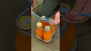 Genius Rope Trick That Works in Unusual Situations. #campping #survival #lifehacks