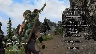 Skyrim  SE : Deze Clothing Set-CBBE 3BA UniString Edits MOD  + Exploration&Combat  Eng/ไทย