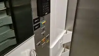 2012 Schindler 5400 elevator @ Westfield Täby centrum shopping center, Stockholm, Sweden