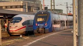 Eisenbahnverkehr in Saarbrücken Hauptbahnhof am 25.07.2024