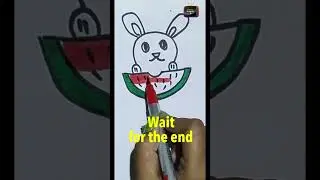 Cute rabbit🐰 drawing #shorts #viral #littleslearningtv