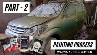 pengecatan xenia - Part 2 - proses cat, vernis dan hasil akhir total body xenia