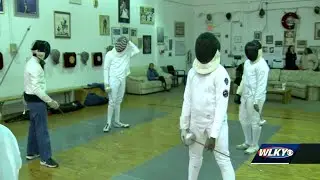 Olympians introduce fencing to kids at Central High School