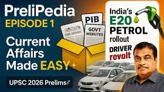 Prelipedia EP - 1 | Weekly Current Affairs | Sept 3&ndash;9, 2025 | UPSC 2026 Prelims