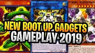 New 2019 Gadget Boot Up Gameplay New 2019 Yugioh Cards In action With 2019 Gadget Deck Profile