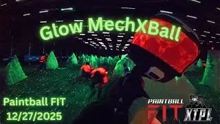 Playing the LAST Glow MechXBall event of 2025 at Paintball FIT! (Very exciting)