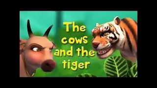 THREE COWS AND THE TIGER STORY||BED time story ||