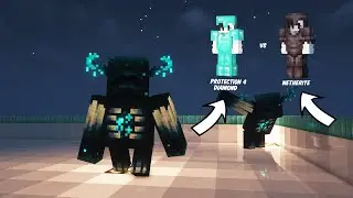 Full Protection 4 Diamond Armor Vs Full Netherite Armor