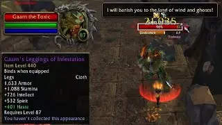 Как получить эпические тканевые штаны Gaarn's Leggings of Infestation BoE в MoP Classic WoW