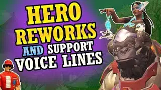 Hero Rework Updates, New Support Voice Lines, Winston Skin, & Hero 27 Predictions (Overwatch News)