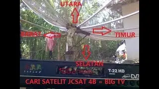 Tutorial tracking cari satelit jcsat 4b menggunakan parabola paragon part 2