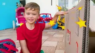 Cardboard Cafe Adventure for kids ❤️