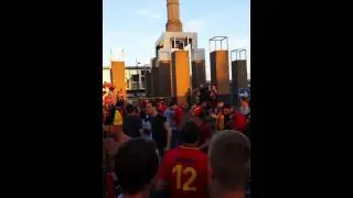 Belgie wk Rusland overwinnnings feest