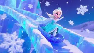 Elsa and the Icy Slide Adventure 4 | A Frosty Fun Quest ❄️🛷