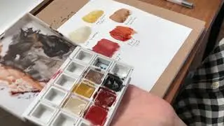 [Review] Daniel Smith Hand poured watercolour half pan