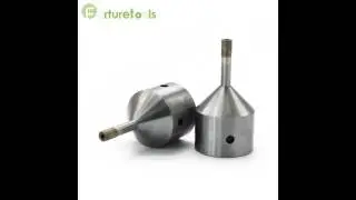 Sintered bronze bond diamond milling tools for glass