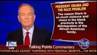 O'Reilly Tears Into Obama's Race Speech  President Has 'No Clue' How To Combat 'Gangsta Culture'