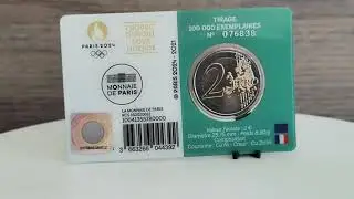 2 euro BU Jeux Olympiques Paris 2024: Combiner le spectaculaire et le durable 2021 France