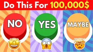 Choose One Button - YES or NO or MAYBE Challenge ✅❌⚠️