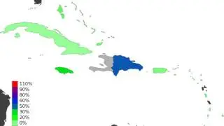 Caribbean - Inflation, Gdp Deflator - Time Lapse