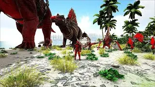 ARK PRIMAL FEAR #008 | Alpha Brachiosaurus,Pteranodon,Enforcer i Thorny Dragon  | Modovani Ark