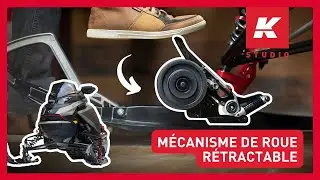 Kimpex Rouski EVO &ndash; Syst&egrave;me de roue r&eacute;tractable pour motoneige