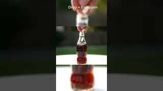 Coke + Mentos Explosion | Slow Motion Science