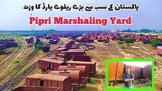 Pakistan's Largest Railways Yard | Pipri Marshalling Yard Karachi | Full Day Railfaning |