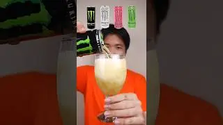 DRINKING VARIOUS FLAVOR OF MONSTER ENERGY DRINK #asmr #shorts