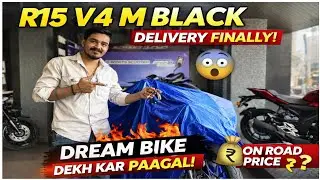 Yamaha R15 V4 M Black Delivery | Dream Bike 😍