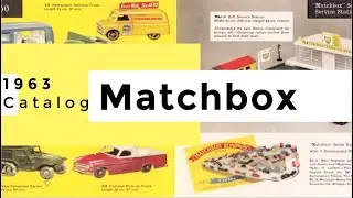 1963 Matchbox Toys Series Catalog Car Guide Lesney