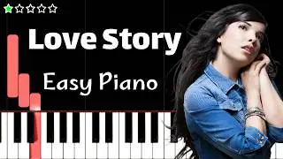 Indila - Love Story | EASY Piano Tutorial