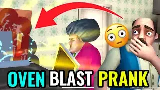 OVEN BLAST PRANK GONE WRONG 😂 || SCARY TEACHER 3D GAMEPLAY 