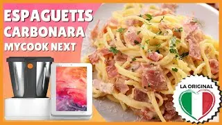 PASTA CARBONARA 🇮🇹​🤌​​​ con TAURUS MYCOOK NEXT🔥 | Receta EXPRES SIN NATA
