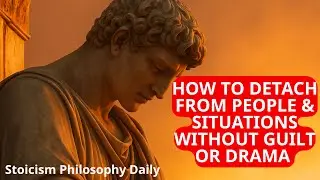 ✅ How to Detach from People & Situations Without Guilt or Drama | Stoicism Philosophy Daily