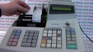 Sharp XE-A301 / XEA301 PAPER EMPTY Error Message