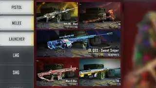 2 year codm collection (Pistol, Melee & Launchers)