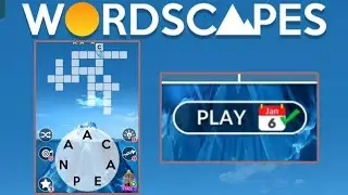 Wordscapes Daily Puzzle Answer January 6, 2026