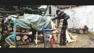 screw log wood splitter