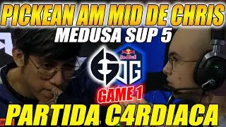 😲PICKEAN AM MID DE CHRIS Y MEDUSA POS 5😲 EG vs OG[G1/bo3] PARTIDAZA C4RDIACA!  #dota2
