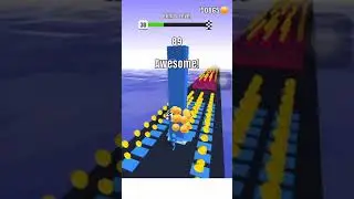 Stack Colors bonus level thirty successfully completed | game playing in iPhone